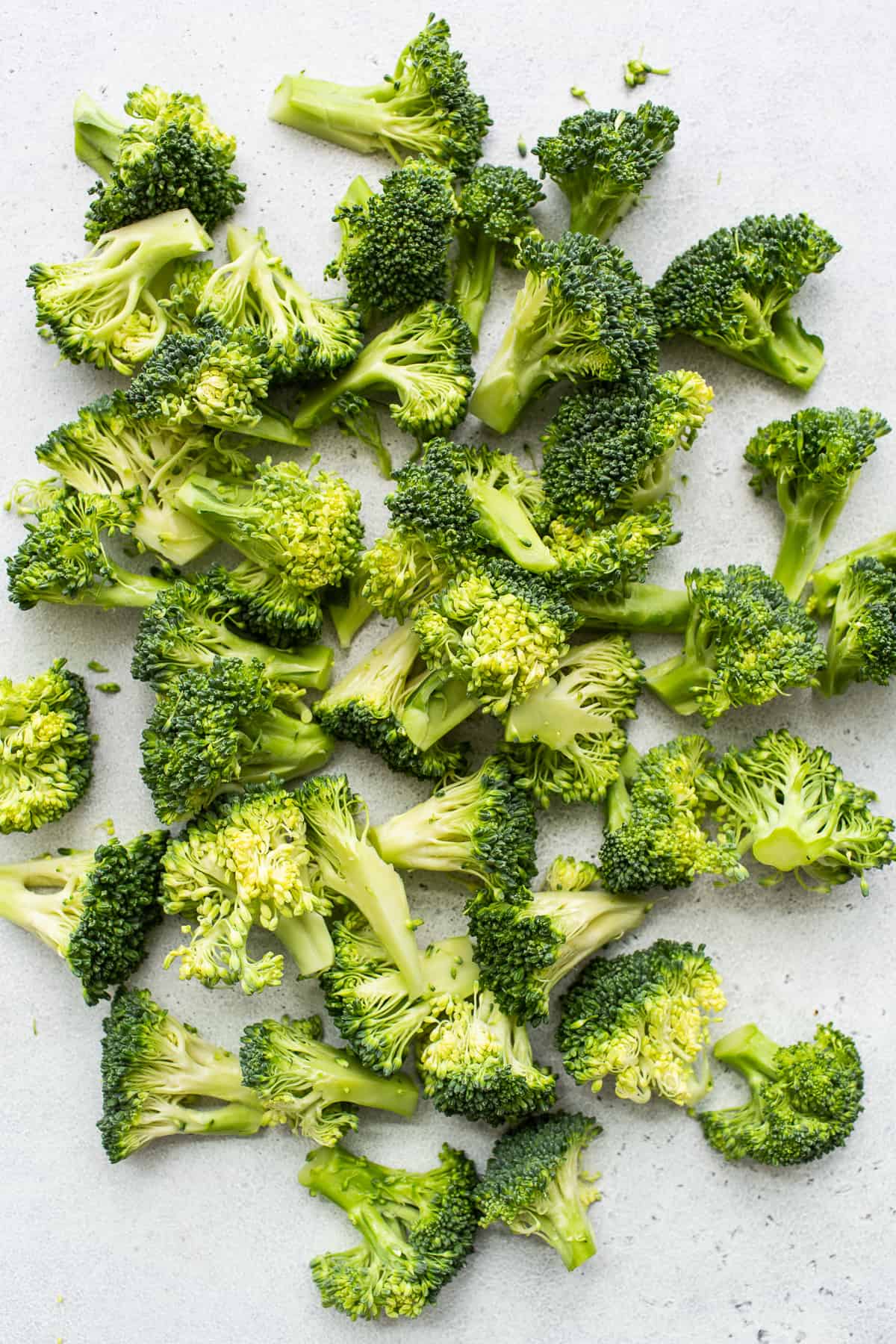 Broccoli florets.