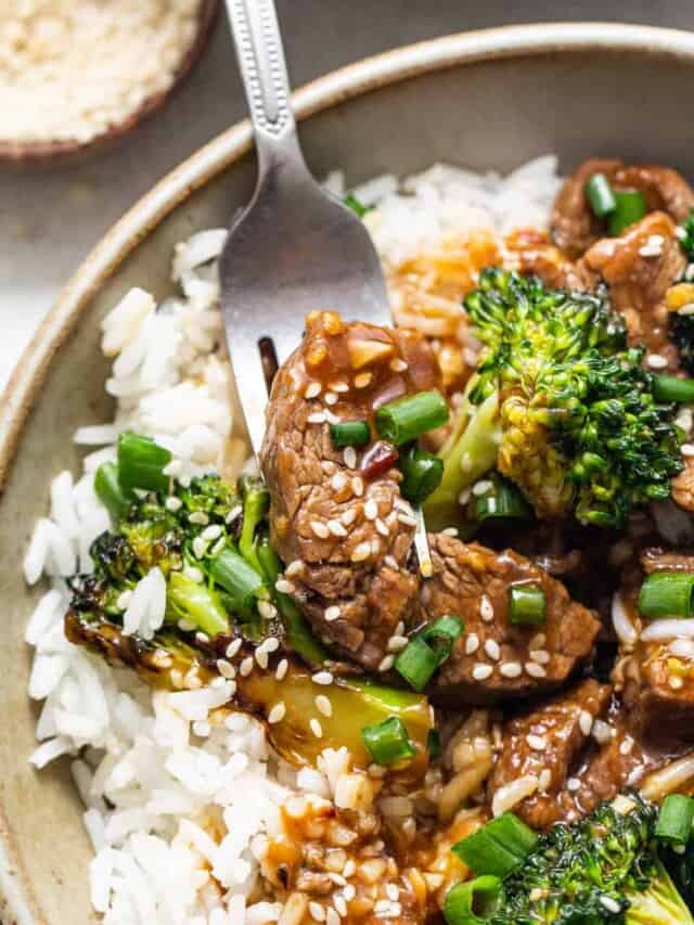 Beef and Broccoli Stir Fry - Fit Foodie Finds