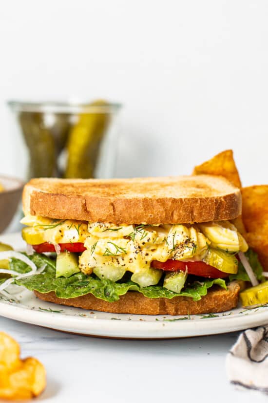 Homemade Egg Salad Sandwich Fit Foodie Finds