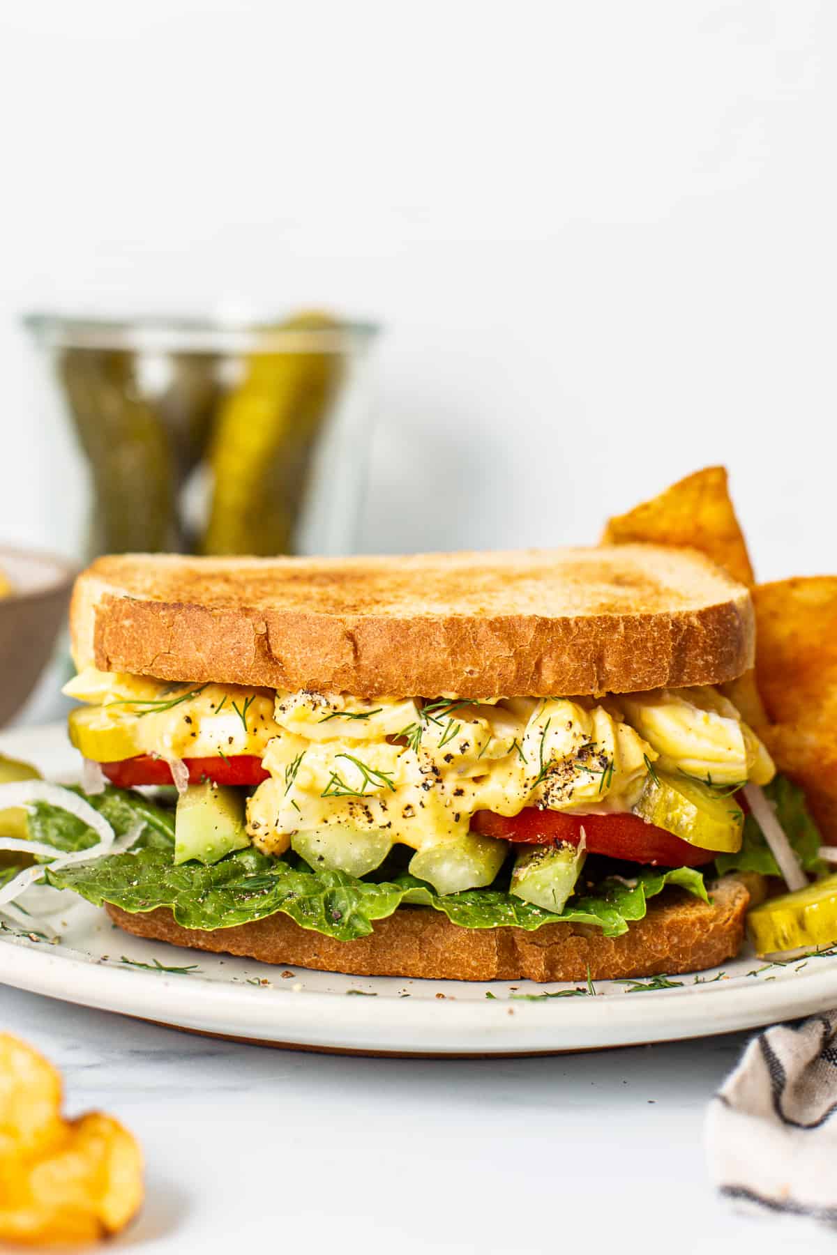 Classic Egg Salad with Spinach - Cooking For My Soul