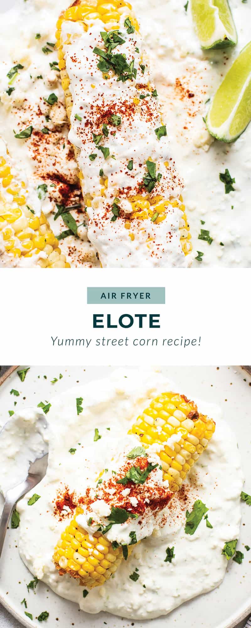 Air fryer elote.