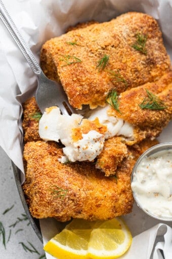 Crispy Air Fryer Fish - Fit Foodie Finds