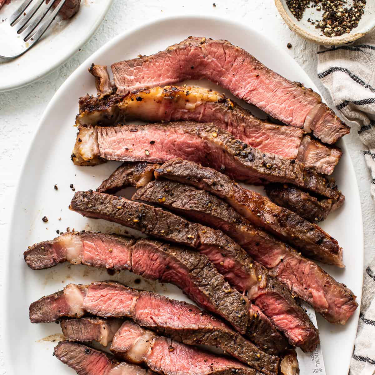 Air Fryer Flank Steak made with Simple Steak Dry Rub