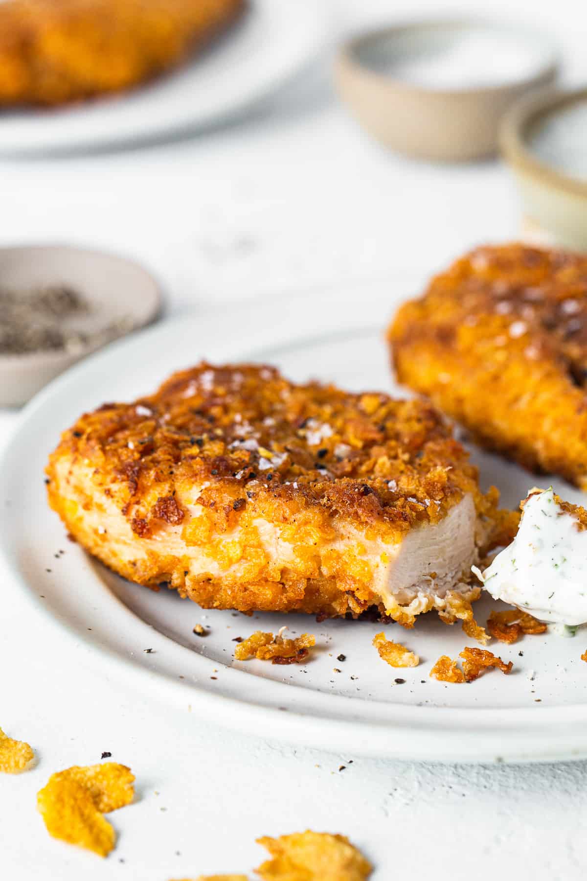 Crispy Crunchy Fried Chicken Breast - Chef Lola's Kitchen