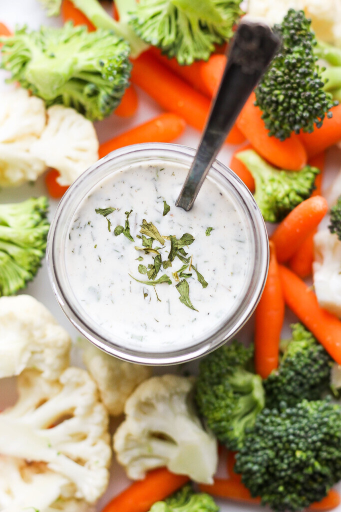 Homemade Ranch Dressing - Fit Foodie Finds