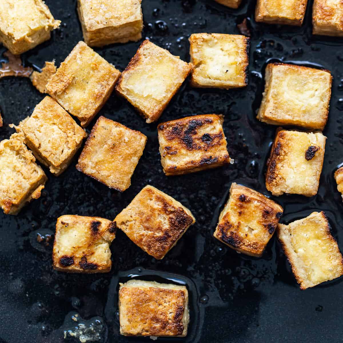 Crispy Pan Fried Tofu – Match Foodie Finds