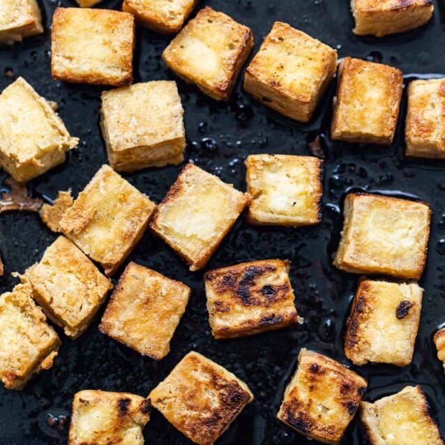 Pan Fried Tofu Stir Fry - Fit Foodie Finds