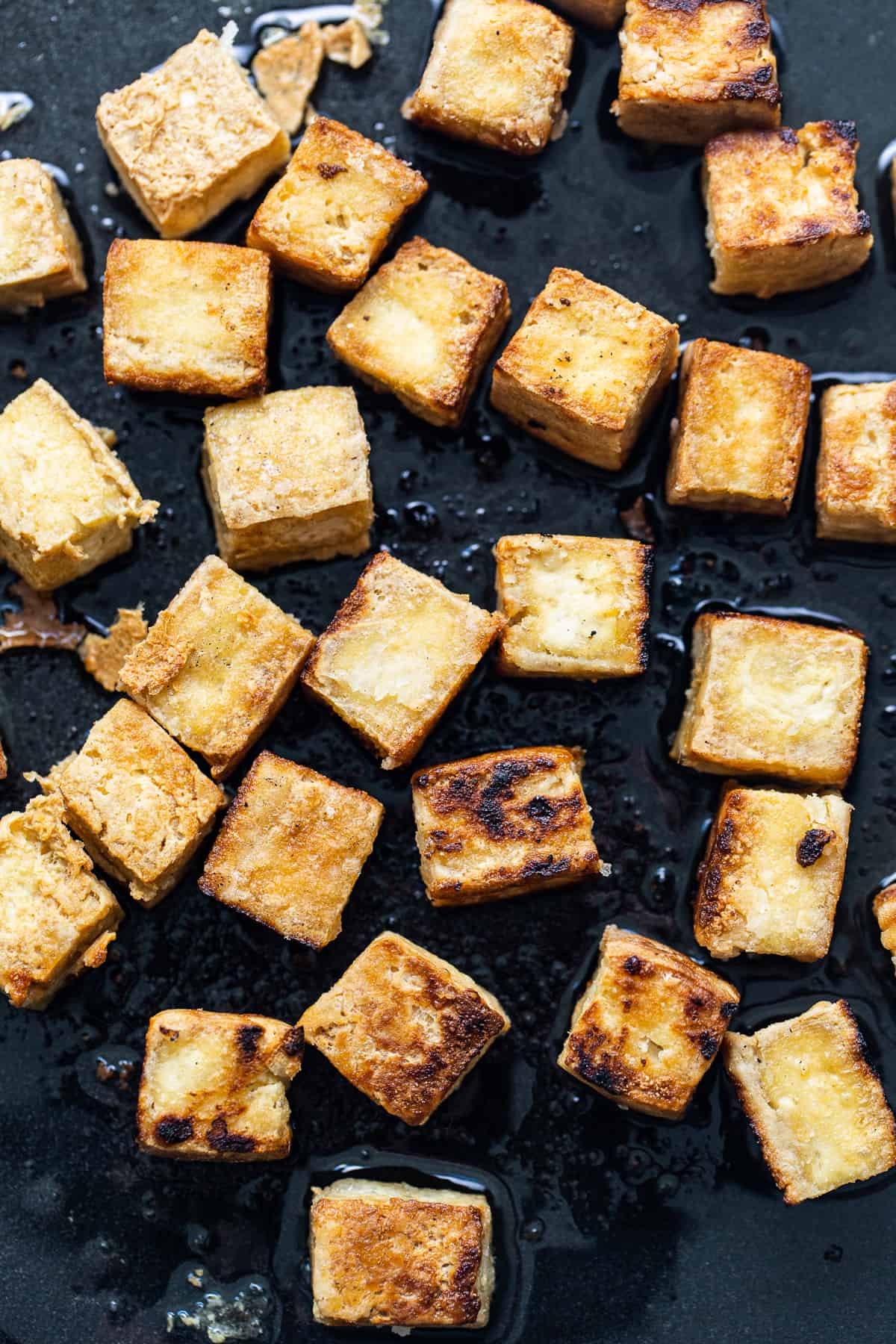 Crispy Pan Fried Tofu - Fit Foodie Finds