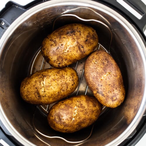 Instant Pot Baked Potatoes - Fit Foodie Finds