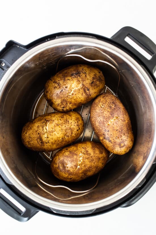 Instant Pot Baked Potatoes - Fit Foodie Finds