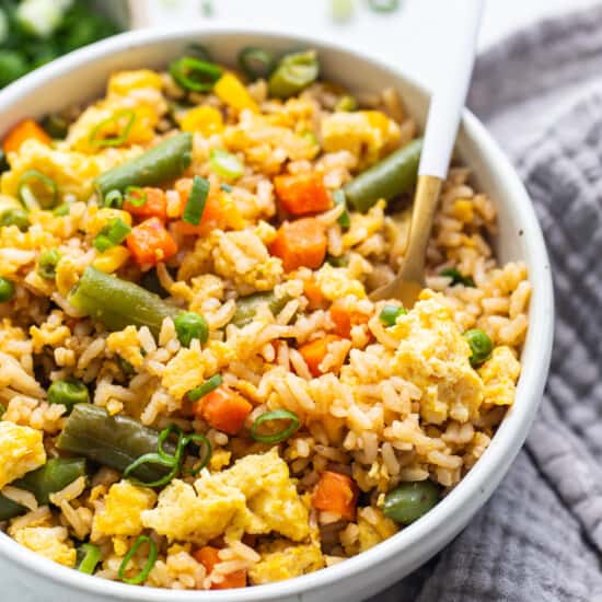 Easy Chicken Fried Rice (Favorite Fried Rice Recipe!) - Fit Foodie Finds