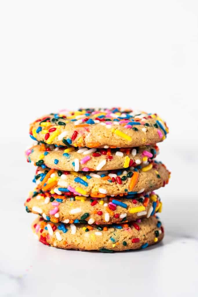 stack of cookies.