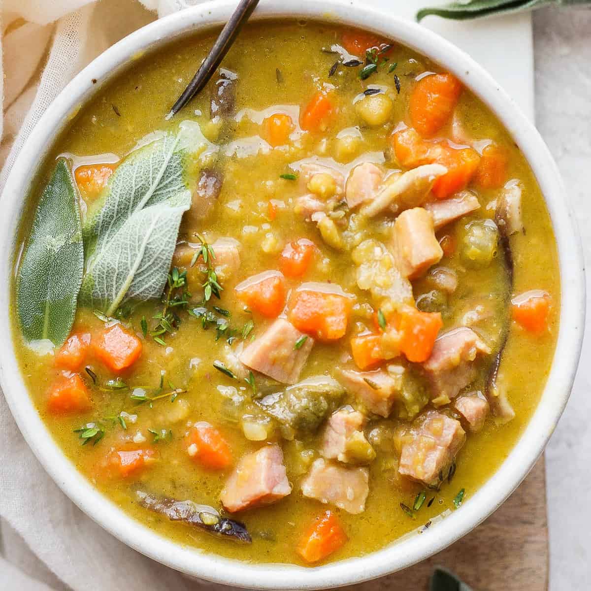 Split Pea Soup - The Cozy Cook