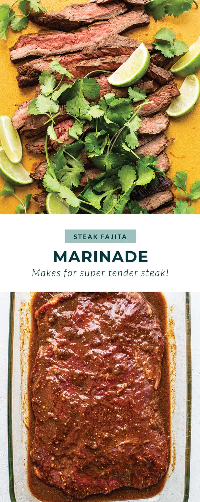 Flavorful Steak Fajita Marinade -Fit Foodie Finds