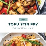 Easy tofu stir fry.
