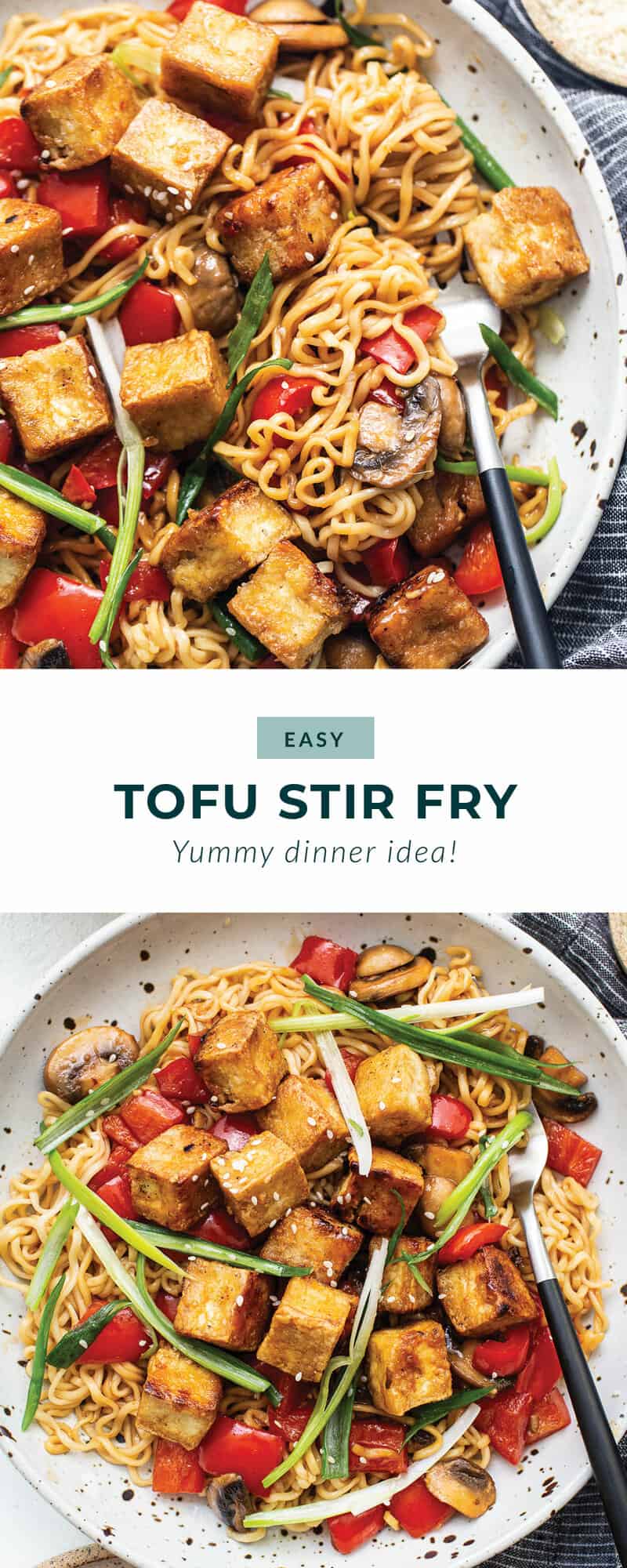 Pan Fried Tofu Stir Fry - Fit Foodie Finds