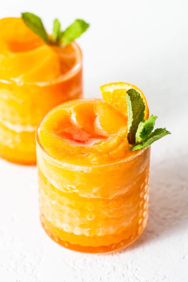 Frozen Aperol Spritz Slushies Fit Foodie Finds