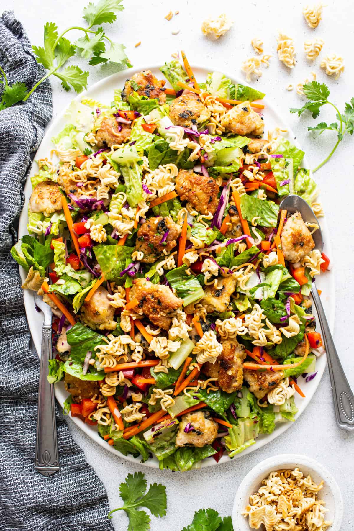 Easy Chopped Asian Lunchbox Salad -plus 4 other Sandwich free ideas! - Dash  Of Evans