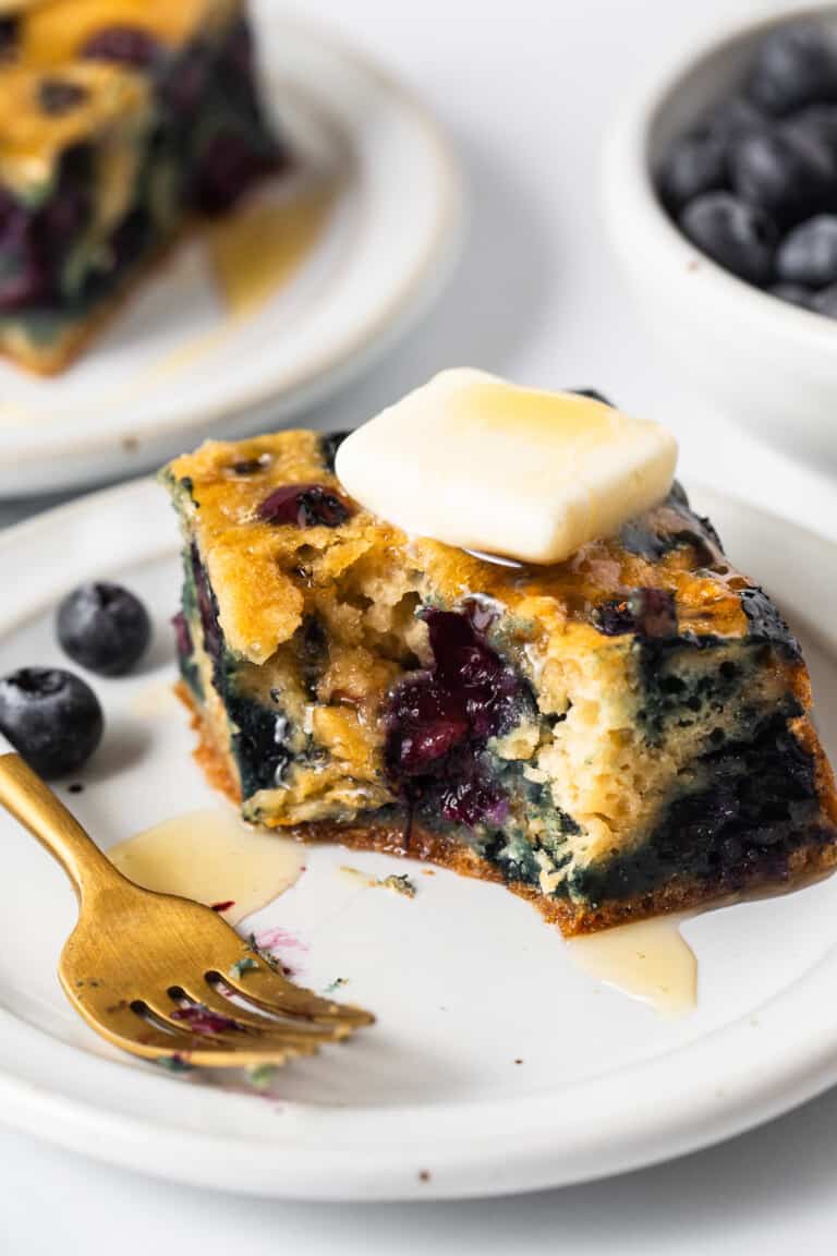 Blueberry Breakfast Cake - Fit Foodie Finds