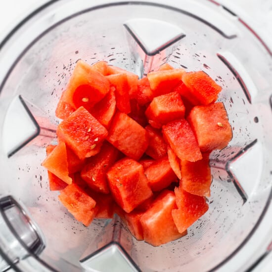 watermelon in blender.