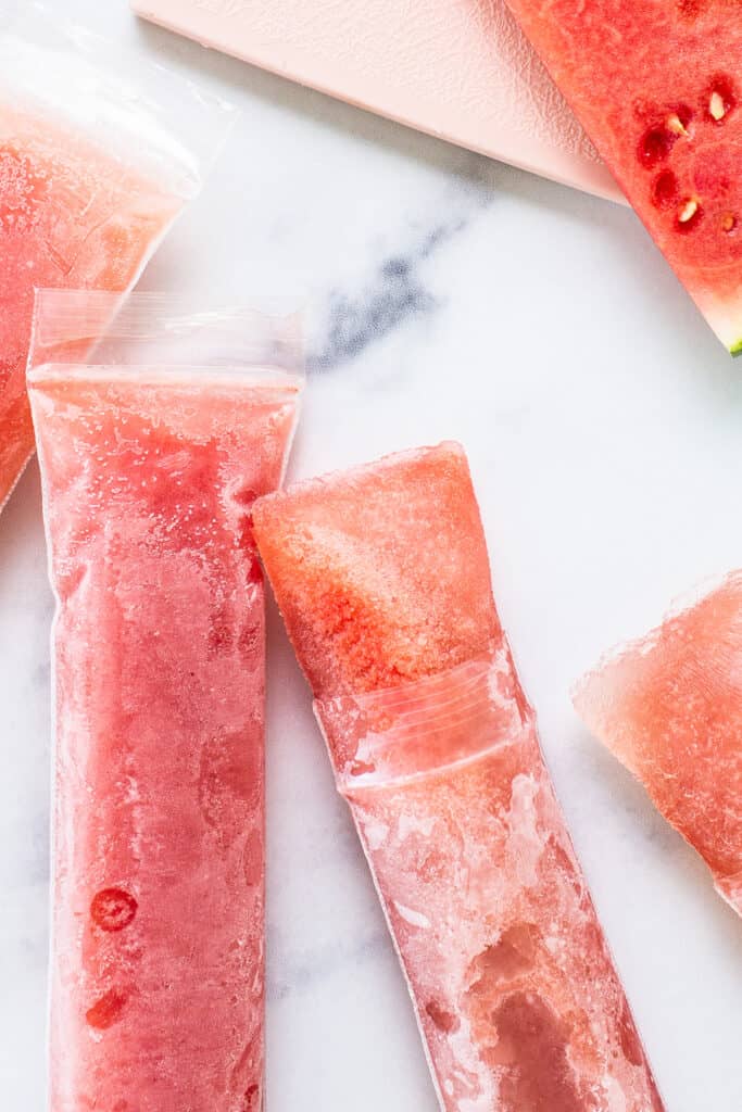 watermelon freeze pops.