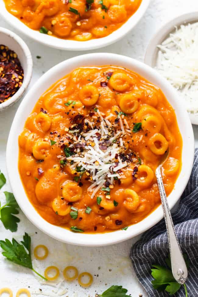 Adult Spaghettios (better than the original!) - Fit Foodie Finds