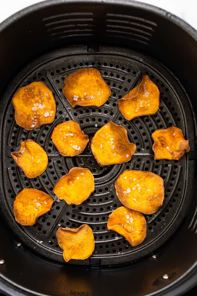 Seriously Crispy Air Fryer Sweet Potato Chips Fit Foodie Finds 1067