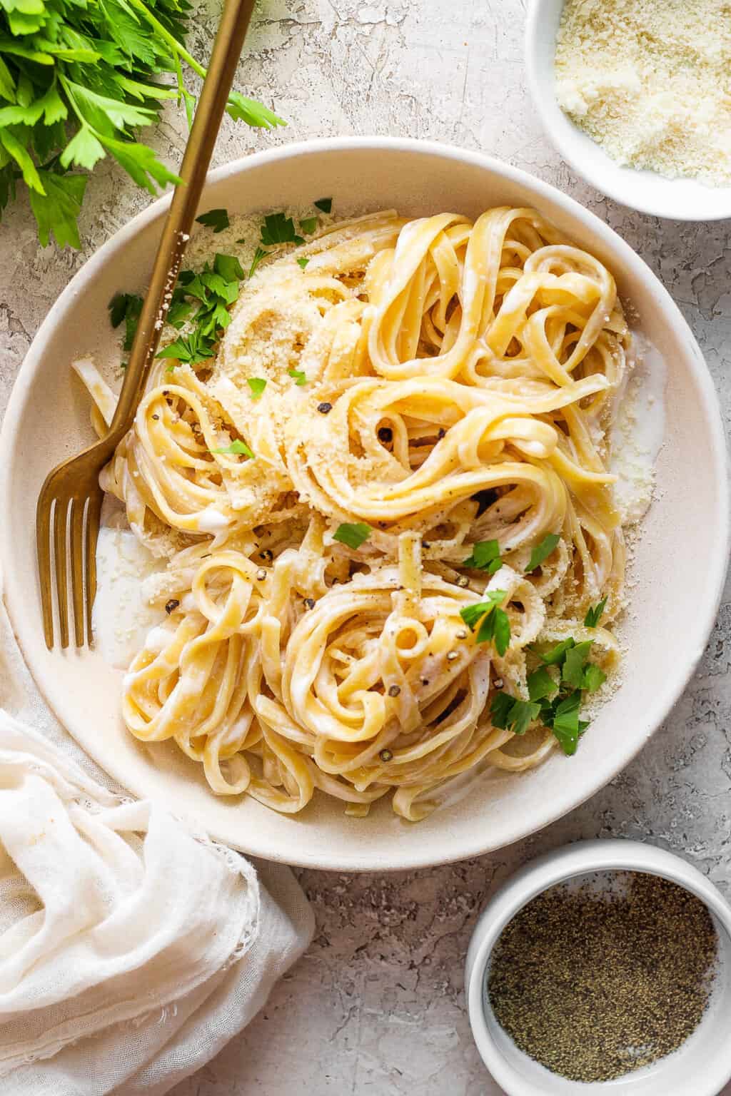 Cottage Cheese Alfredo - Fit Foodie Finds
