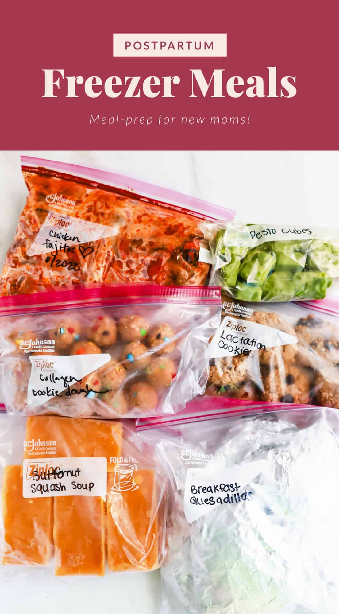 Freezable meals for new moms (and tips for how to meal prep before