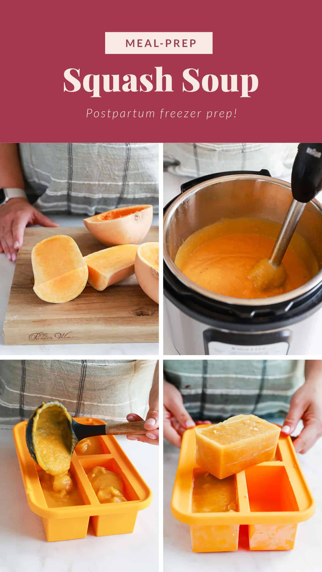 How to make squash soup in an instant pot.