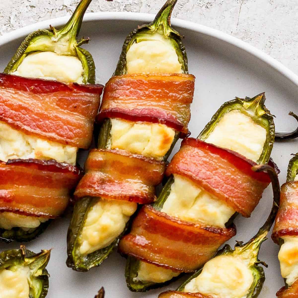 Maple Bacon-Wrapped Jalapeño Poppers (in oven)