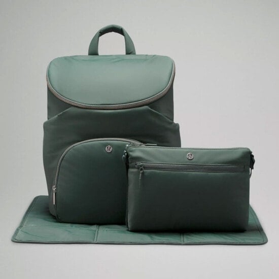 Lululemon Diaper Bag Set - Emerald Green.
