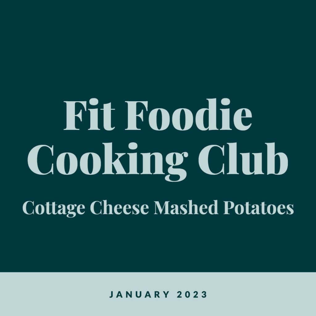 Fit foodie cooking nine  cottage food  mashed potatoes january 2020.