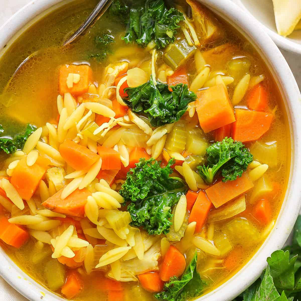 Golden Rooster Orzo Soup – Match Foodie Finds