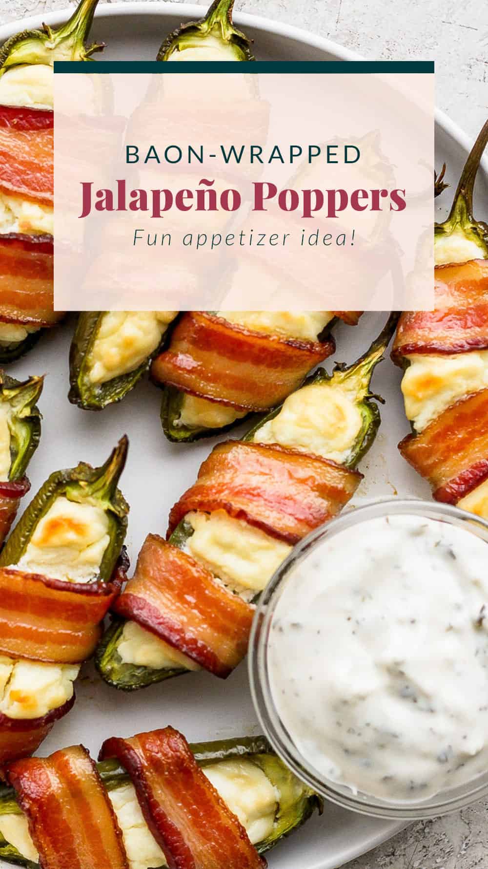 Maple Bacon-Wrapped Jalapeño Poppers (in oven) - Fit Foodie Finds