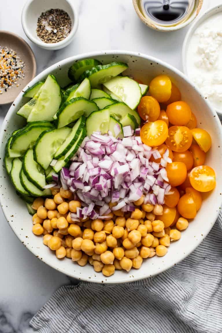 Our Favorite No Lettuce Salad - Fit Foodie Finds