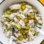 Dill Pickle Chicken Salad - Fit Foodie Finds