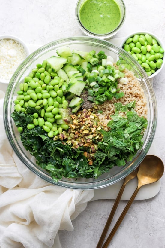 Green Goddess Quinoa Salad - Fit Foodie Finds