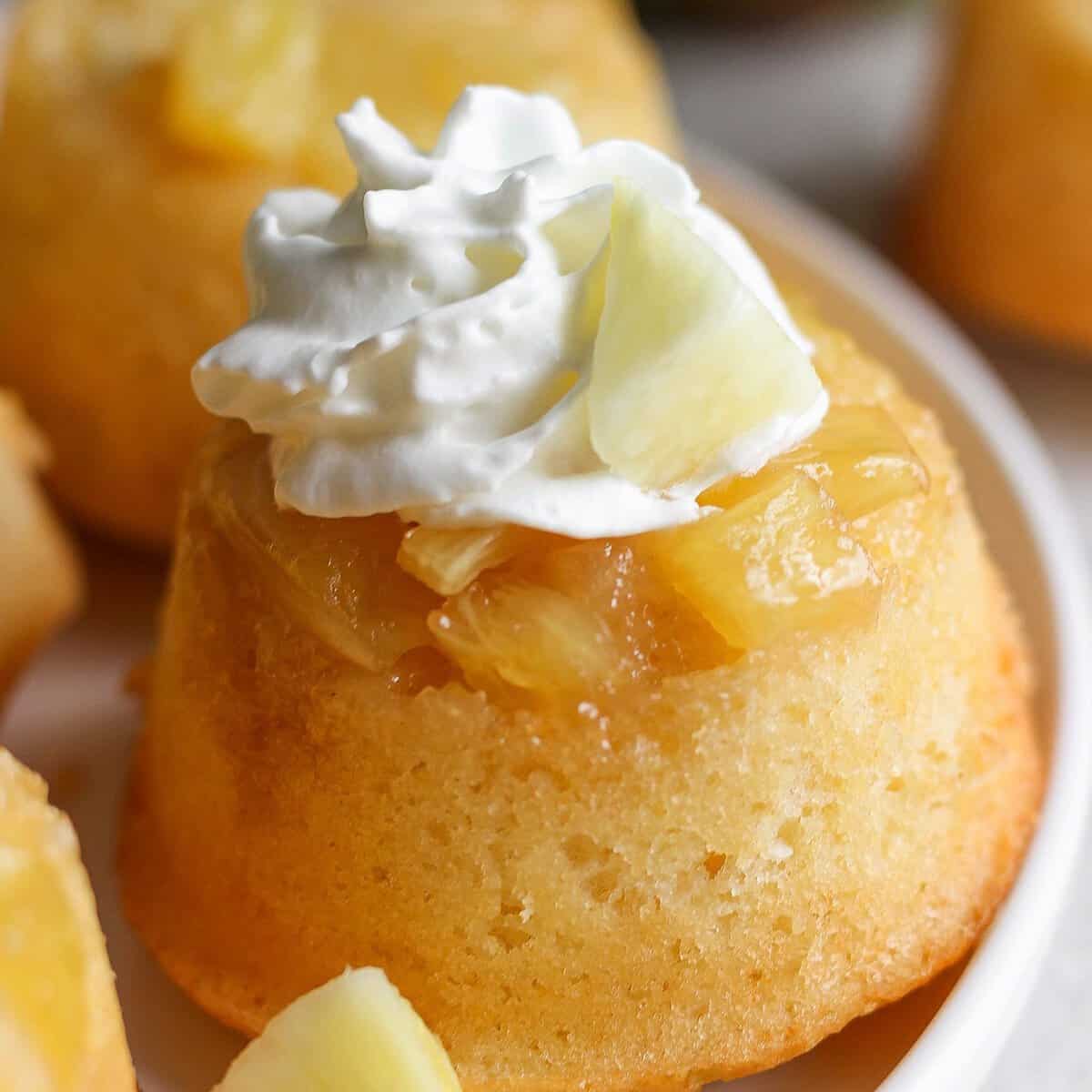 Pineapple Upside Down Cupcakes