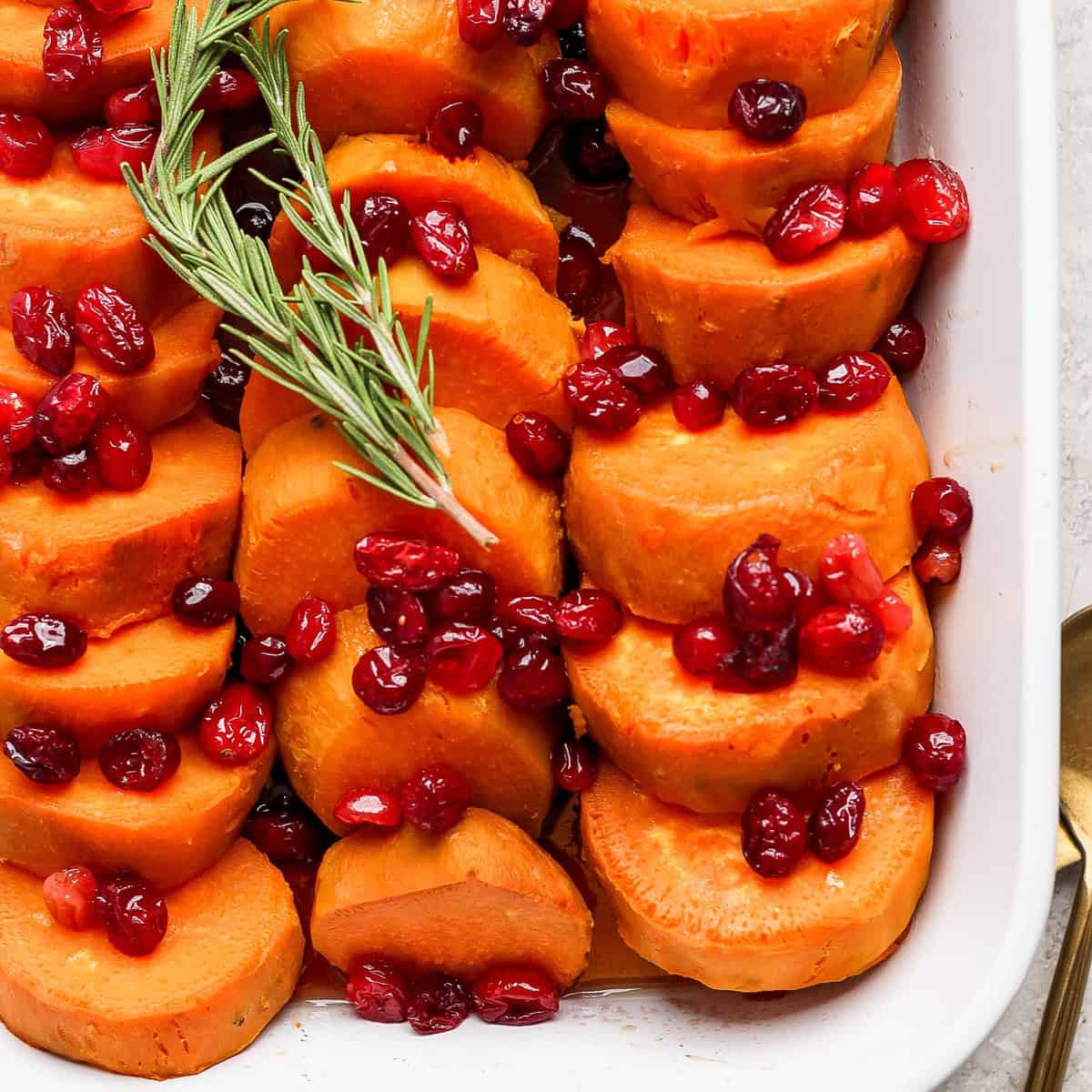 Grandpa Dick’s Maple Cranberry Sweet Potatoes