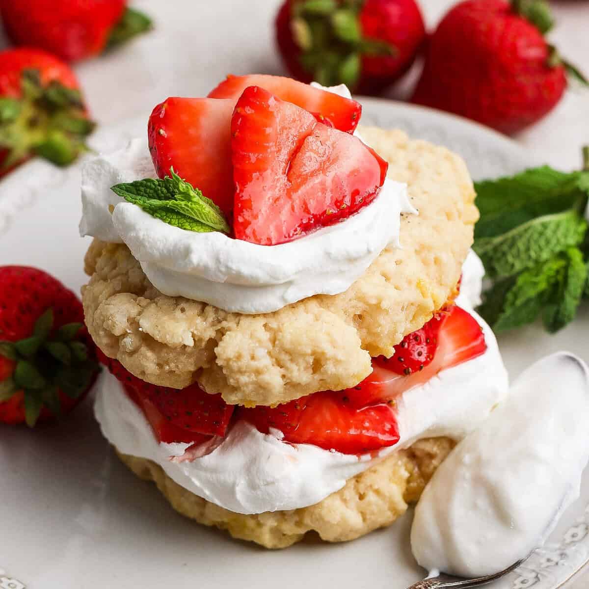 High-Protein Strawberry Shortcake